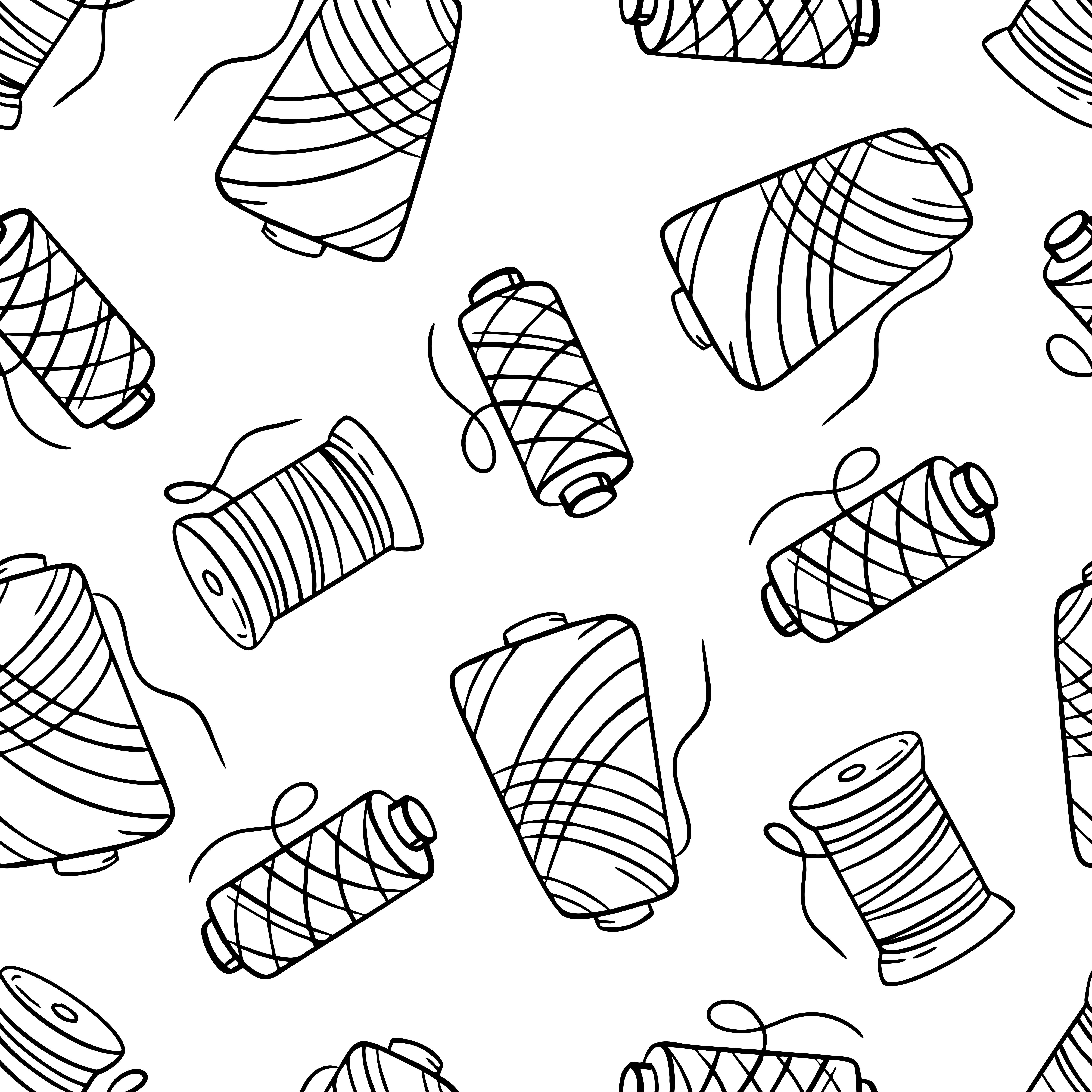 Thread Decorative Vector
